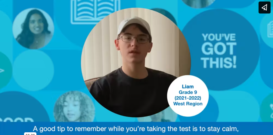 Liam, EQAO Student Engagement Committee member